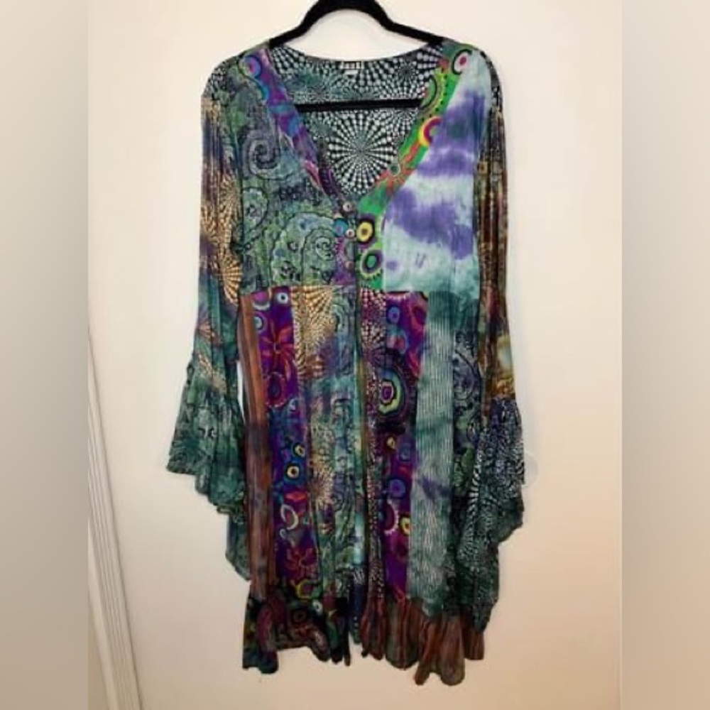 Jayli Open Front Tunic XXL 💚